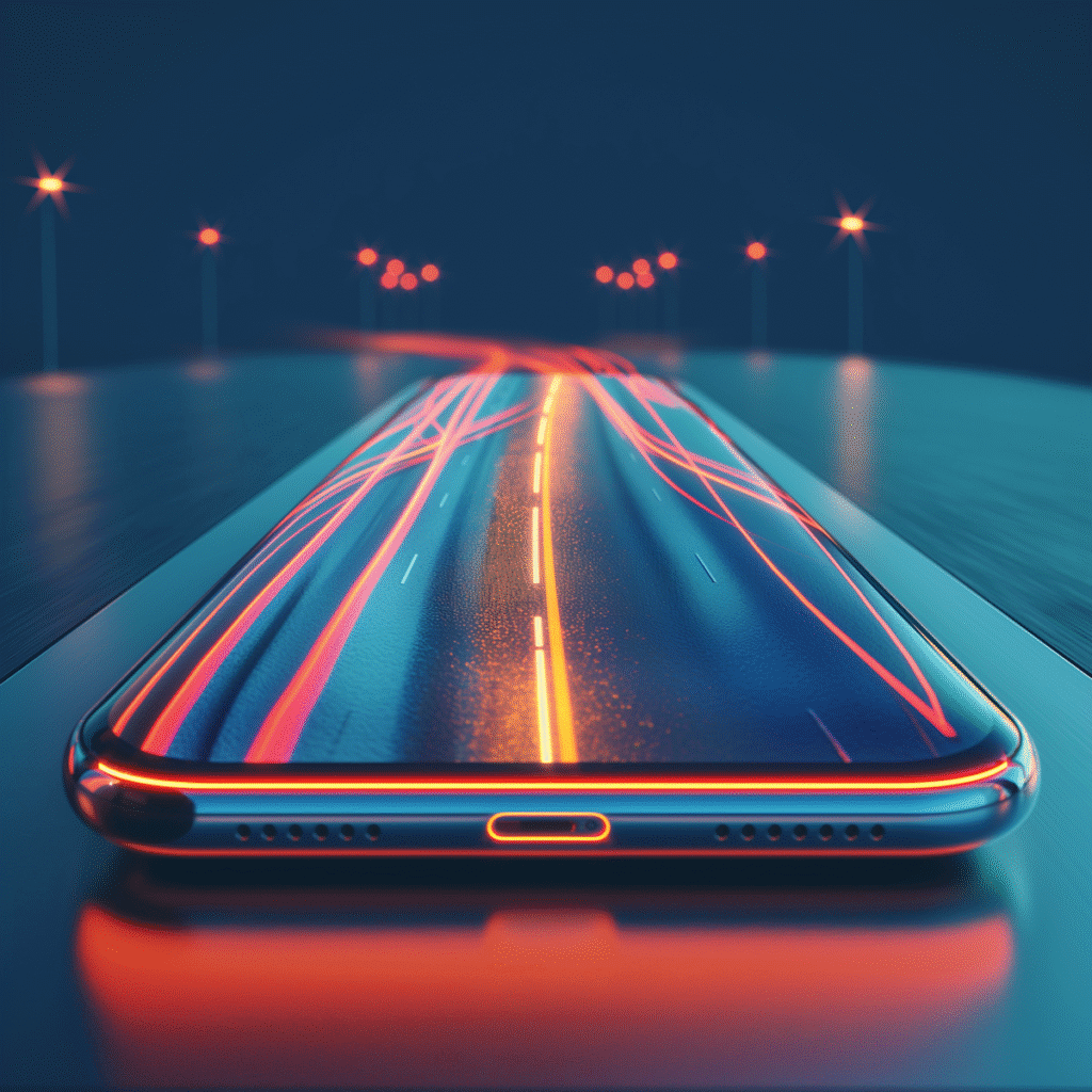 futuristic mobile phone